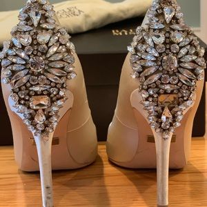 Badgley Mischka, Nilla Peep-Toe Evening Pump